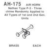 Details West 175 Air Horn: "Nathan" Type P3 Three Chime   - HO Scale