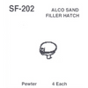 Details West SF-202 - Alco Sand Filler Hatch - HO Scale