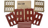 Design Preservation Models (DPM) 30108 - Modular Building System - Two-Story Arched 4-Window  - HO Scale Kit