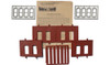 Design Preservation Models (DPM) 30130 - Modular Building System - One-Story Rectangular Window  - HO Scale Kit