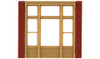 Design Preservation Models (DPM) 30142 - Modular Building System - Street Level Victorian Window  - HO Scale Kit