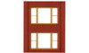 Design Preservation Models (DPM) 30164 - Modular Building System - Two-Story 20th Century Window  - HO Scale Kit