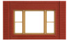 Design Preservation Models (DPM) 30167 - Modular Building System - One-Story 20th Century Window  - HO Scale Kit