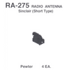 Details West RA-275 - Radio Antenna Sinclair (Short Type) - HO Scale