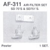 Details West SF-311 - Air Filter Set SD70's and SD75I's - HO Scale