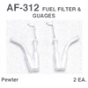 Details West AF-312 - Fuel Filter & Guages - HO Scale