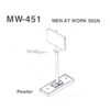 Details West MW-451 - Men at Work sign - HO Scale