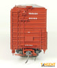 Tangent Scale Models 33013-05 - Greenville 6,000CuFt 60′ Double Door Box Car Wabash (WAB) 50091 - HO Scale