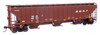 Walthers Mainline 910-49029 - 57' Trinity 4750 3-Bay Covered Hopper BNSF 466201 - HO Scale