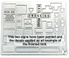 Showcase Miniatures 2367 - Trackside Signage  - HO Scale Kit