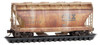 Micro-Trains Line 09244351 - 2-Bay Covered Hopper Weathered Single CSX (CSXT) 226712 - N Scale