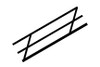 Plastruct 90482 - Stair Rails 6" HO/S - Multi Scale