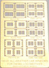 Gold Medal Models 160-61 - All Weather Diesel Locomotive Cab WIndows - N Scale