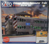 Kato 106-Chicago - M1 Master Starter Set - Chicago Metra Commuter - F40PH Chicago Metra DC Silent Metra (METX) Chicago - N Scale
