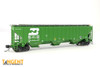 Tangent Scale Models 81011-20 - Trinity Industries 4750CuFt Covered Hopper Burlington Northern (BN) 471438 - N Scale