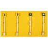 JL Innovative 830 - Resume/Slow Sign Set (4)    - HO Scale