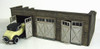 Rail Scale Models M7004 - 3-Stall Garage  - HO Scale Kit