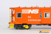 Tangent Scale Models 60615-01 - “MOW Ballast Train Service 1992” Southern Railway Gantt Manufacturing Company Bay Window Caboose Norfolk Southern (NS) 500002MW - HO Scale