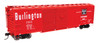 Walthers Proto 920-101673 - 50' AAR Double-Door Boxcar Chicago, Burlington & Quincy (CB&Q) 48522 - HO Scale
