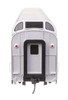 Walthers Proto 920-14600 - 85' Budd Great Dome - Lighted - Amtrak (AMTK) Phase III w/Decal - HO Scale