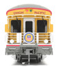 PRE-ORDER: Broadway Limited 9594 - Business Car Union Pacific (UP) #101 "Lincoln", Yellow "Building America" Drumhead - HO Scale