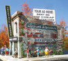 Downtown Deco 1086 - Jiggles & Giggles

  - HO Scale Kit