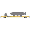 Micro-Trains Line 07100940 - TTX 89' Flat Car with Deep Submergence Rescue Training Vehicle TTX (JTTX) 942556 - N Scale
