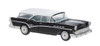 Brekina 18177 - 1957 Buick Century Caballero  Black, White  - HO Scale