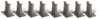 Bachmann 44472 - 8-Piece Tall Pier Set  - HO Scale Kit