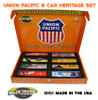 Value Trains USA HO10010 - ACF 50'6" Boxcar Union Pacific (UP) Heritage Scheme Collectors Edition 8 Car Set - HO Scale