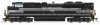 PRE-ORDER: Broadway Limited 9782 - EMD SD70ACe Paragon4 Sound/DC/DCC, Smoke Norfolk Southern (NS) 1066 NYC Heritage - HO Scale