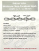 Golden Spike GSMC1FT - Miniature Chain for Model Work   - HO Scale