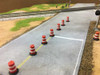 East Coast Circuits 9503 - Traffic Barrels (10)  - HO Scale