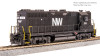 Broadway Limited 8936 - EMD GP35 (DCC and Sound) Norfolk & Western (NW) 214 - HO Scale
