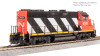 Broadway Limited 8940 - EMD GP35 DC Silent Canadian National (CN) 9301 - HO Scale