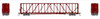 PRE-ORDER: Jackson Railcar N601002 - 73' Centerbeam Flatcar Arkansas-Oklahoma Railroad (AOK) 21294 - N Scale