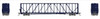 PRE-ORDER: Jackson Railcar N601017 - 73' Centerbeam Flatcar Atlantic and Western (ATW) 50511 - N Scale