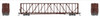 PRE-ORDER: Jackson Railcar N601050 - 73' Centerbeam Flatcar Canadian National (WC) 37857 - N Scale