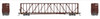PRE-ORDER: Jackson Railcar N601056 - 73' Centerbeam Flatcar Nebraska Kansas Colorado Railway (NKCR) 120263 - N Scale