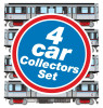 PRE-ORDER: Rapido 588004 - Chicago Transit Authority 2600-series L 4-Car Set (DC Silent) CTA Circle Logo Scheme - N Scale
