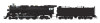 PRE-ORDER: Broadway Limited 8877 - Baldwin 3460 Class “Super Hudsons” 4-6-4 (DC Silent) Atchison, Topeka and Santa Fe (ATSF) Unlettered - HO Scale
