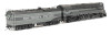 PRE-ORDER: Broadway Limited 9844 - Lima GS-4 4-8-4 (Paragon4 Sound/DC/DCC/Smoke) Southern Pacific (SP) 4437 "Lark" Two-Tone Gray Fantasy Paint - HO Scale