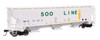 Walthers Mainline 910-49074 - 57' Trinity 4750 3-Bay Covered Hopper Soo Line (SOO) 74552 - HO Scale