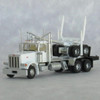 Trainworx 47982 - Peterbilt 379 Log Truck White  - N Scale