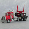 Trainworx 47983 - Peterbilt 379 Log Truck Red  - N Scale