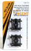 Tangent Scale Models 103 - 50-Ton ASF Cast Steel Spring Plank trucks with Semi-Scale All-Metal Precision Wheelsets  - HO Scale