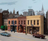 Walthers Cornerstone 933-4072 - Merchant Row Background Building  - HO Scale Kit