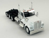 HO Logistics Replicas 990072 - Kenworth 990 3-Axle Day-Cab Semi Tractor White  - HO Scale