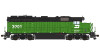 PRE-ORDER: Class One Model Works LM00156 - EMD GP40 (DCC and Sound) Burlington Northern (BN) 3001 - HO Scale