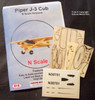 Osborn Models 3089 - Piper J-3 Cub- N Scale